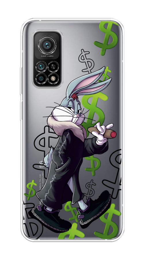 

Чехол на Xiaomi Mi 10T"Rich Bugs Bunny", Зеленый;черный;голубой, 37750-6