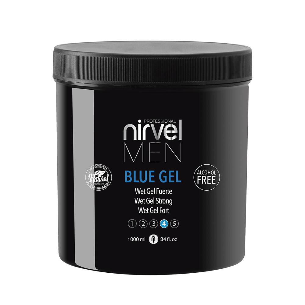 Гель для укладки волос сильной фиксации 4 степень фиксации Blue Gel, 1000 vk расческа для волос массажная и разглаживающая 2в1 blue