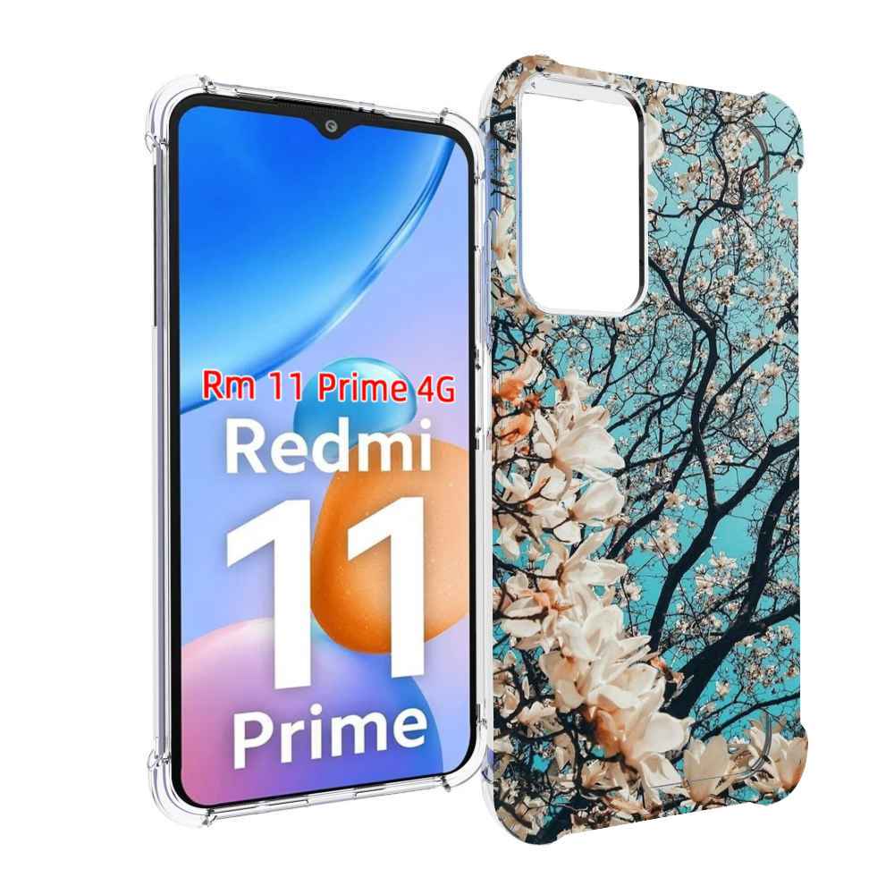

Чехол MyPads дерево-с-цветочками для Xiaomi Redmi 11 Prime 4G, Прозрачный, Tocco