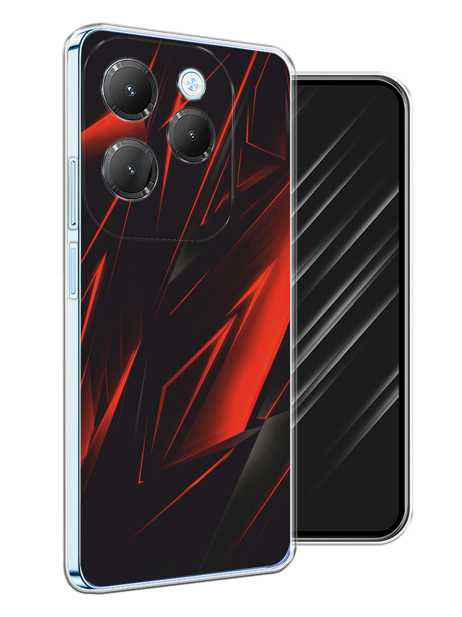 

Чехол Awog на Infinix Hot 40 Pro "Игровой фон", Бордовый;красный;черный, 3105350-1