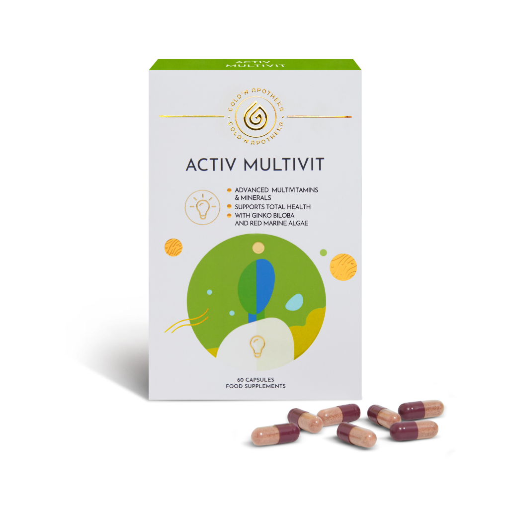 

Мультивитамины GOLD'N APOTHEKA Activ Multivit капсулы 60 шт., 264337