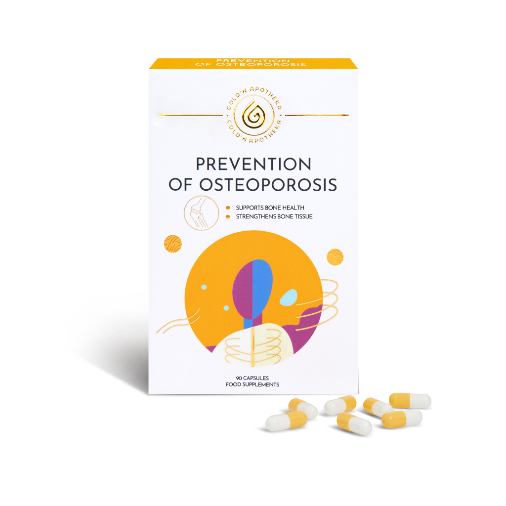 Витамины GOLD'N APOTHEKA Prevention of Osteoporosis, капсулы, 90 шт.