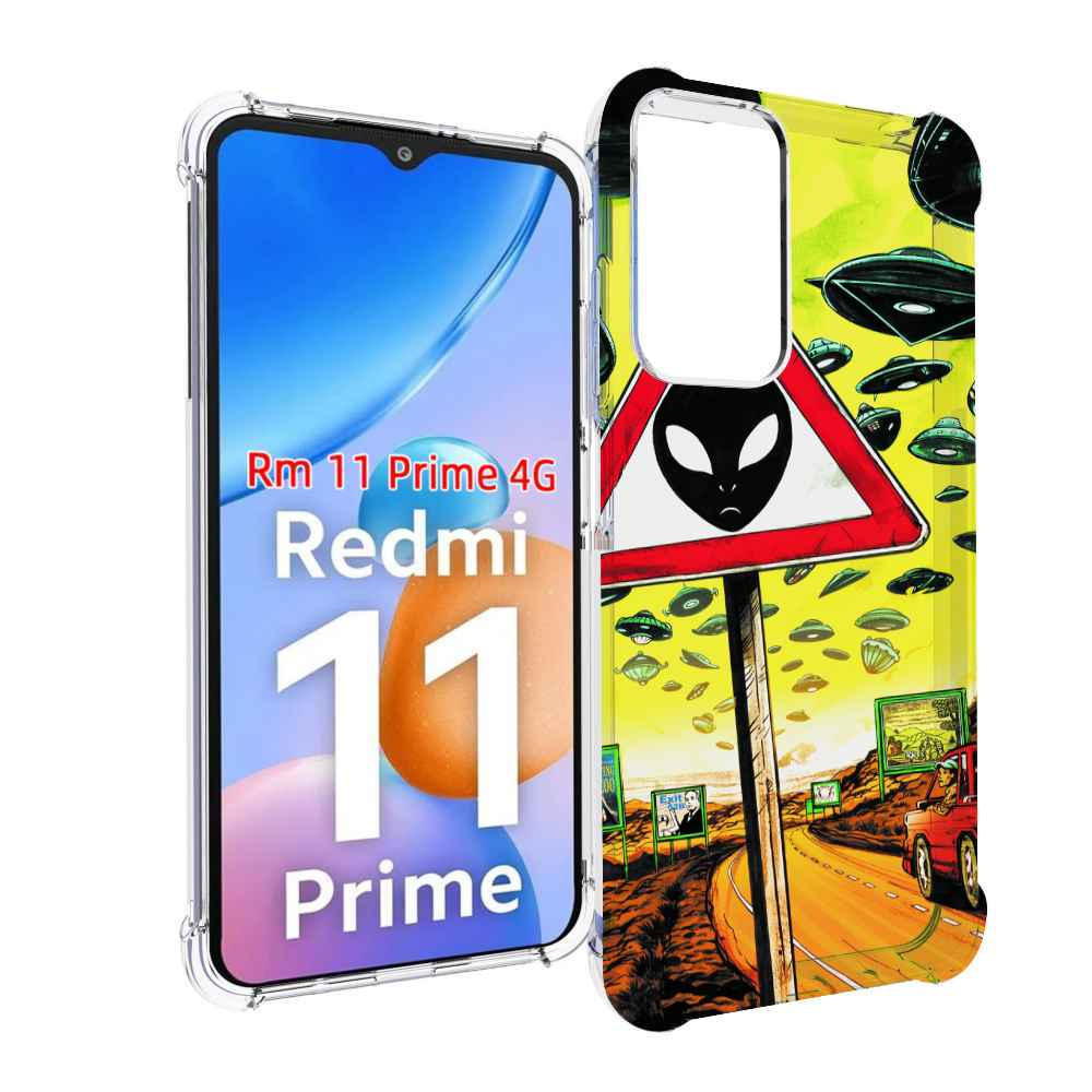

Чехол MyPads дорога к инопланетянам для Xiaomi Redmi 11 Prime 4G, Прозрачный, Tocco