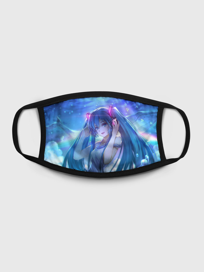 

Многоразовая маска унисекс Burnettie Miku На Фоне Космоса, Разноцветный, Miku На Фоне Космоса