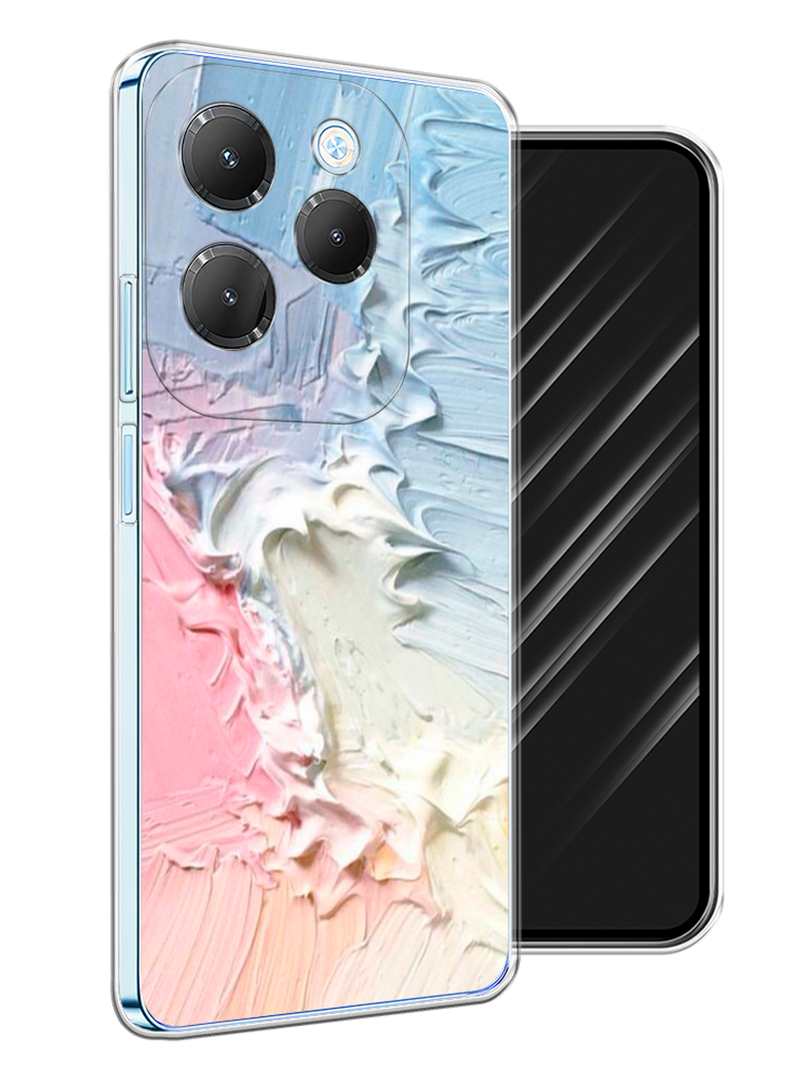 

Чехол Awog на Infinix Hot 40 Pro "Фруктовое мороженное", Голубой;розовый;желтый, 3105350-1