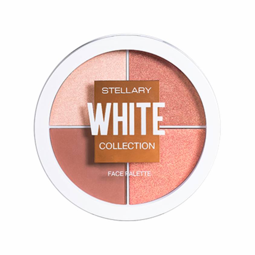 фото Палетка для лица stellary white collection скульптор + хайлайтер 12 г