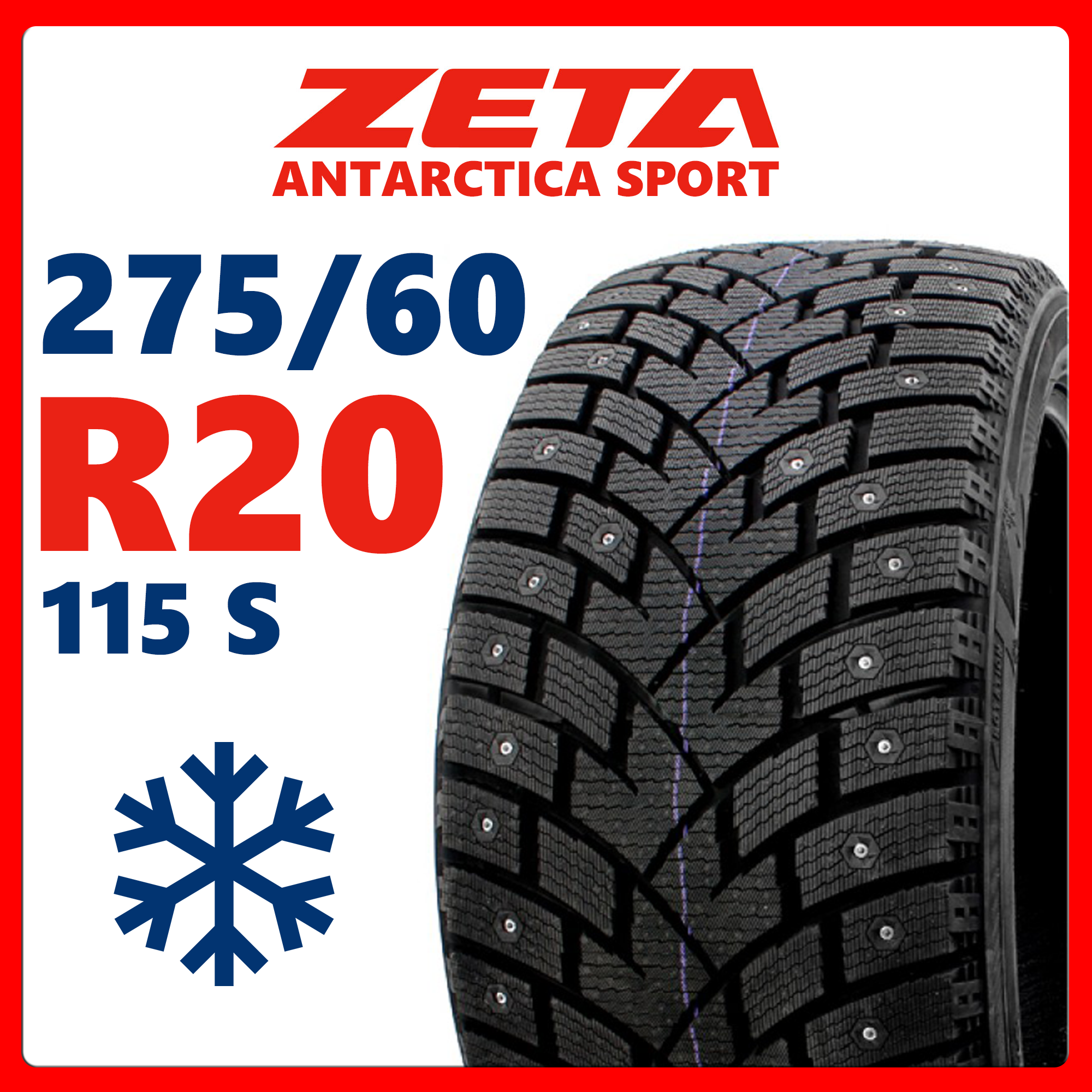 Шина Zeta Antarctica Sport 27560 R20 115S 17100₽