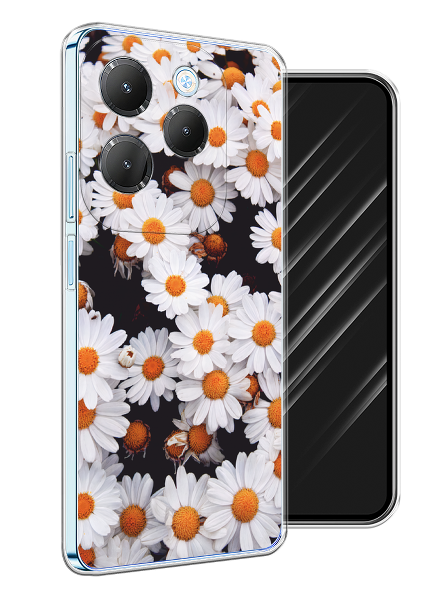 

Чехол Awog на Infinix Hot 40 Pro "Ромашковое поле", Белый, 3105350-1