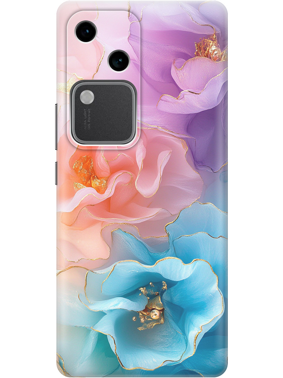 

Силиконовый чехол на Vivo v30 / s18 с принтом "Изумительные цветы", Прозрачный;фиолетовый;голубой;оранжевый;розовый, 782621523