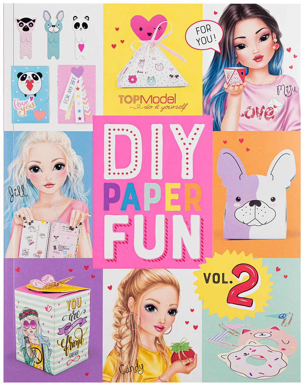 

Альбом для творчества Depesche TOPModel DIY Paper Fun Поделки из бумаги Vol2 0410956