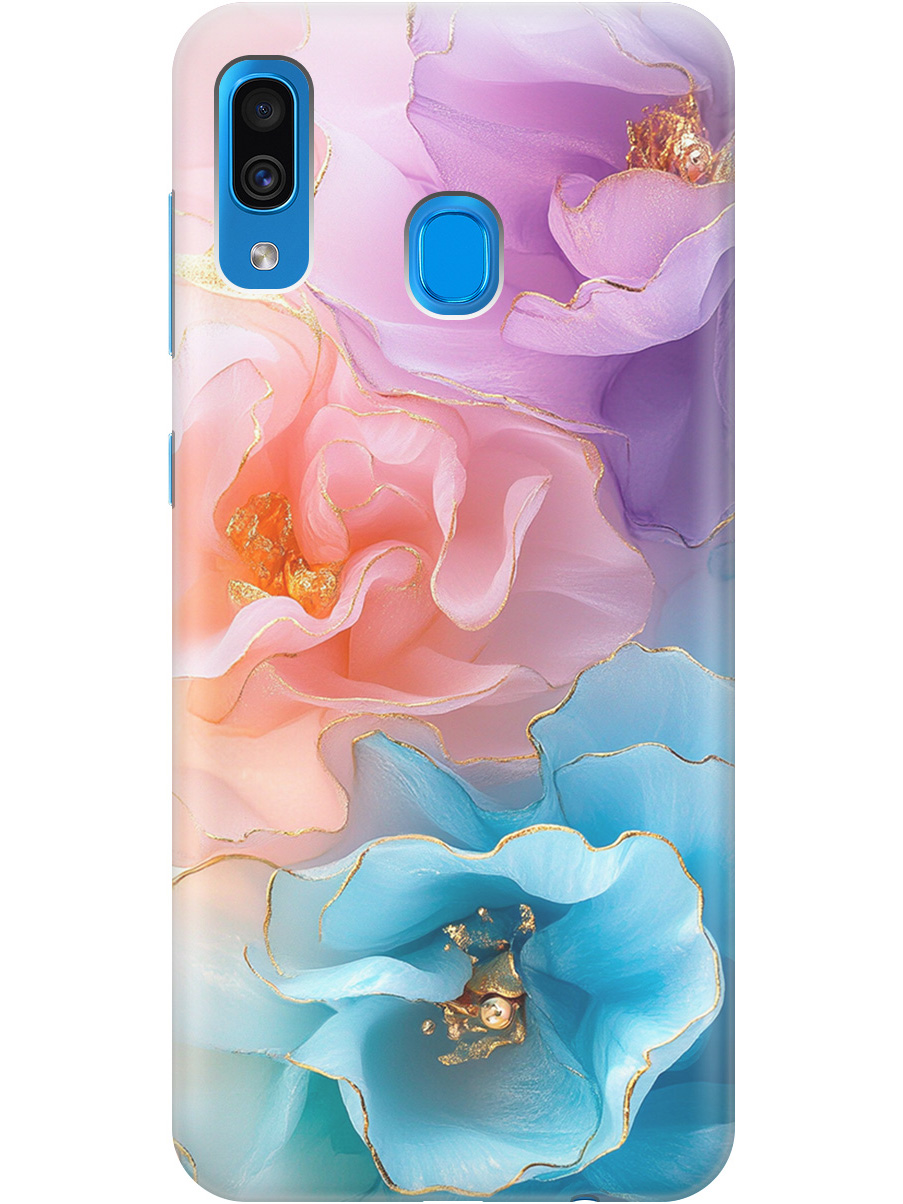 

Силиконовый чехол на Samsung Galaxy A20 / A30 с принтом "Изумительные цветы", Прозрачный;фиолетовый;голубой;оранжевый;розовый, 720772123