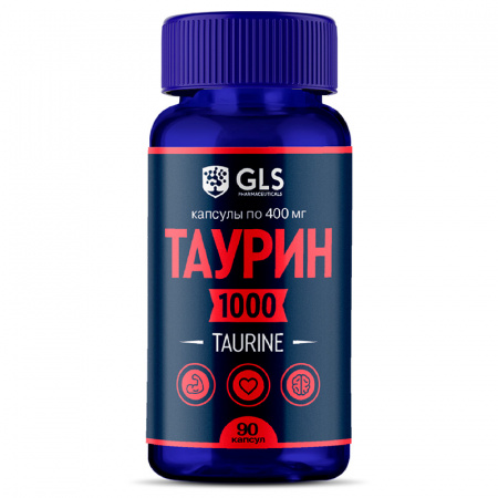 фото Аминокислота таурин 1000 (taurine) gls pharmaceuticals, 90 капсул