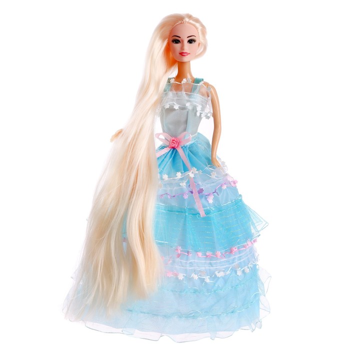 

Кукла-модель «Елена» в платье, длинные волосы, МИКС