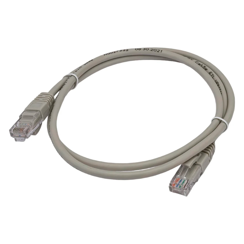 

Патч-корд ЭРА RJ45 - RJ45 вилка-вилка 1м (Б0051409) серый