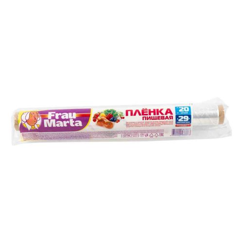 

Пленка Frau Marta пищевая 29 см x 20 м, Прозрачный