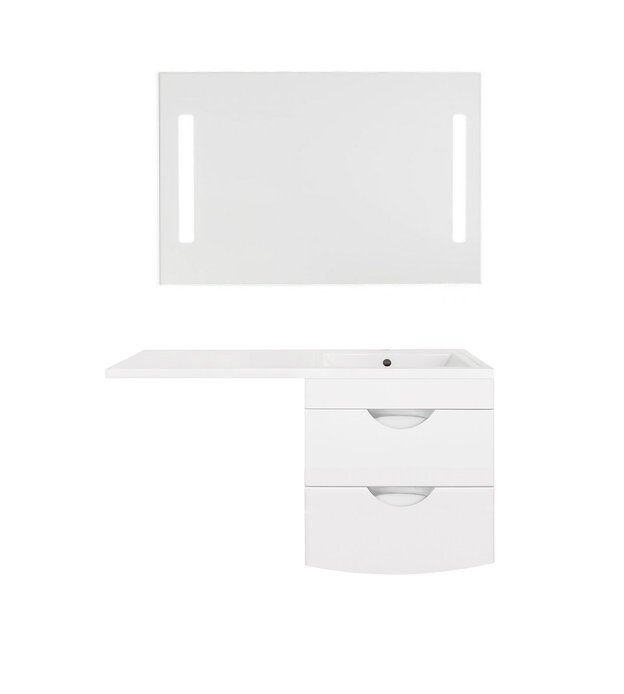 

Style Line Комплект мебели Жасмин-2 120 R Люкс Plus белый
