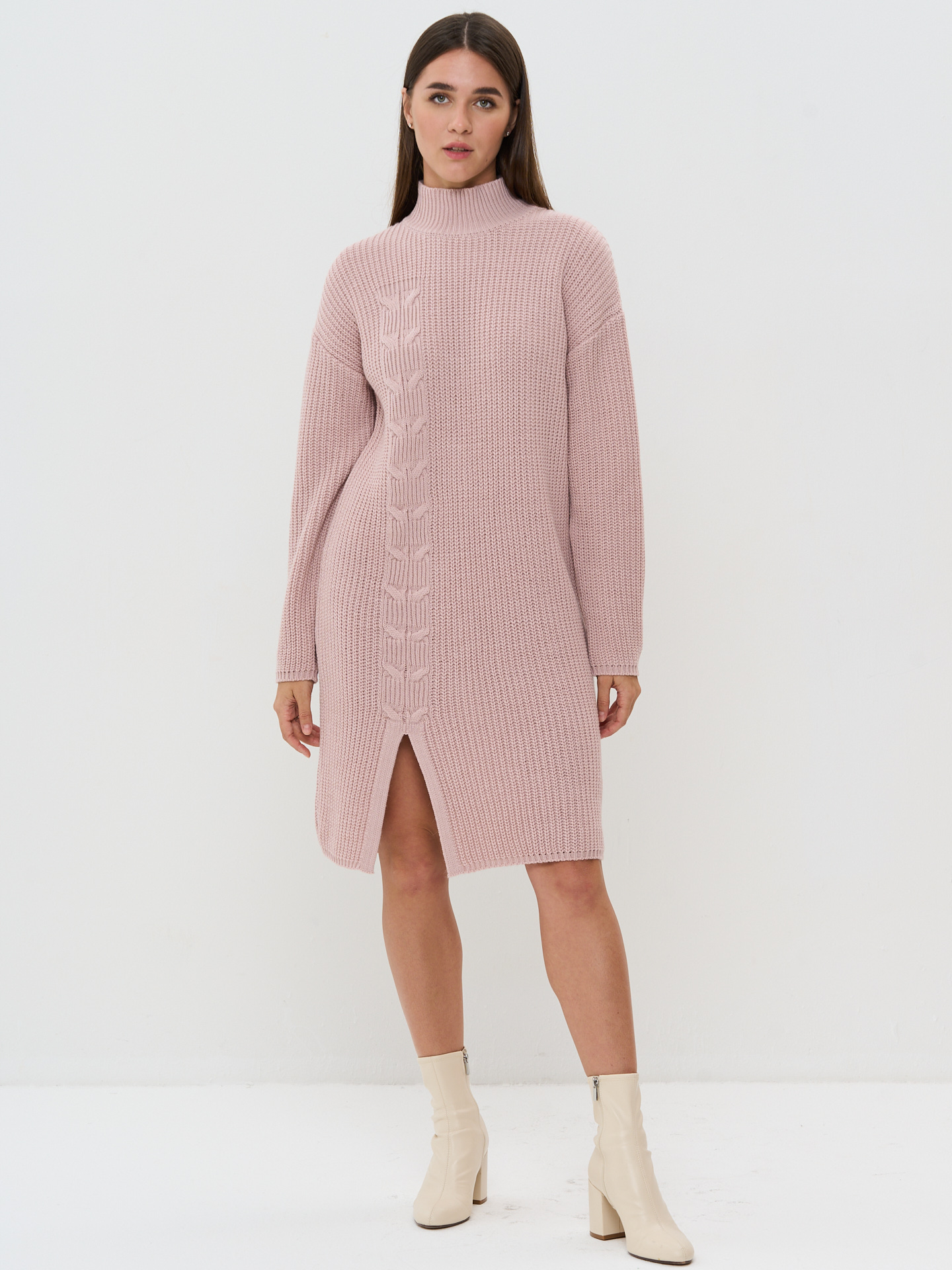 Платье женское BE YOU 7232-20039 розовое 50-52 RU