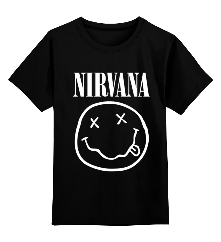 

Футболка детская Printio Nirvana (нирвана) цв. черный р. 104, Nirvana (нирвана)