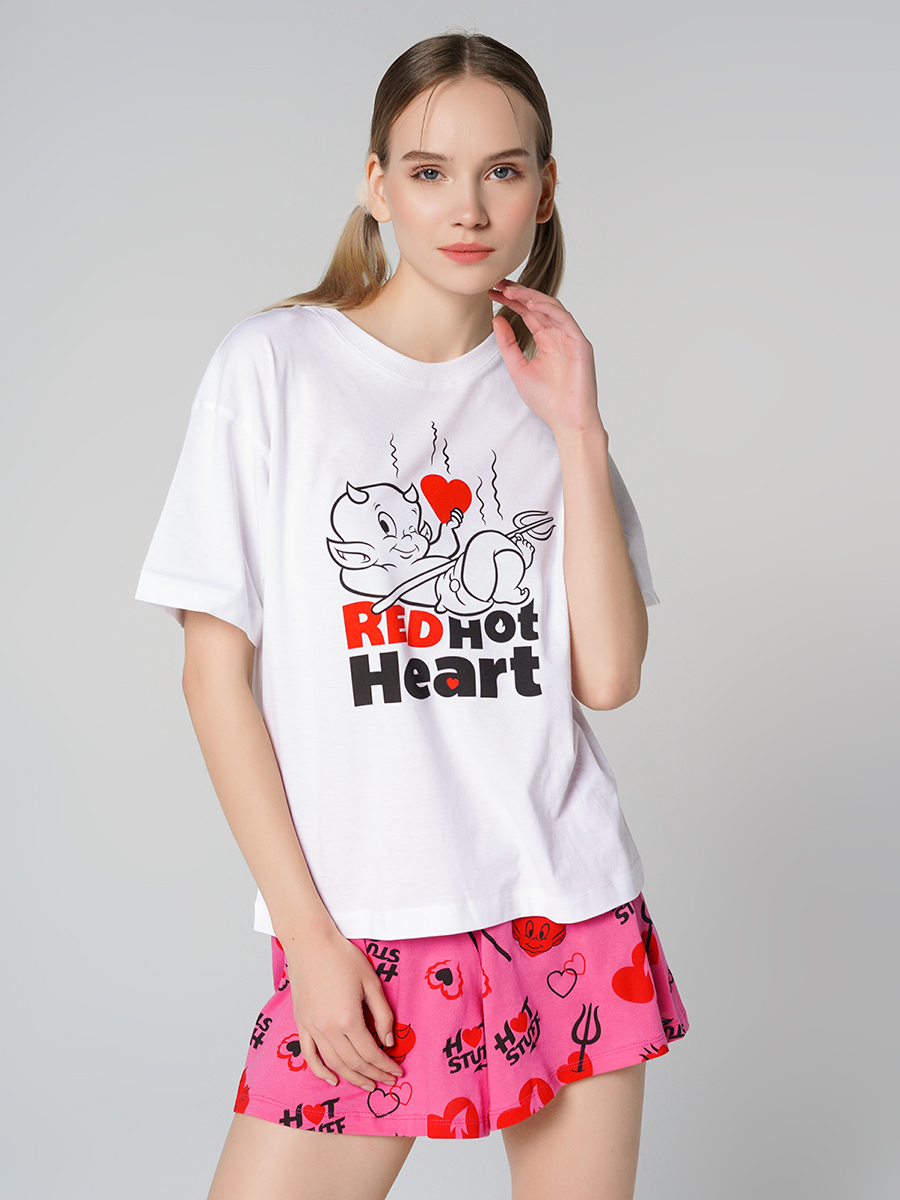 

Пижама женская ТВОЕ 85227 цв. белый р.M, 85227