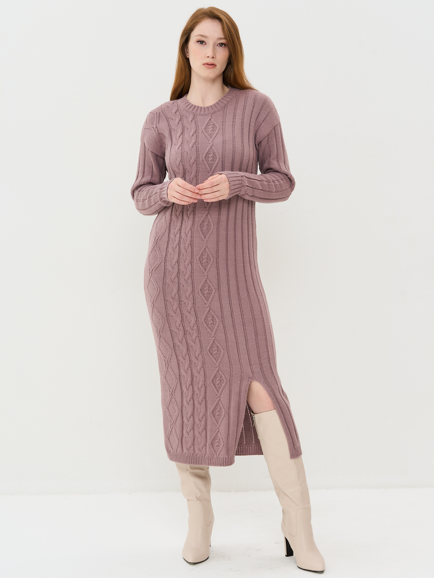 

Платье женское VAY 5232-2457 розовое 48 RU, Розовый, 5232-2457