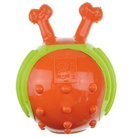 

Игрушка M-PETS мяч с рожками 17 см зеленый/оранжевый