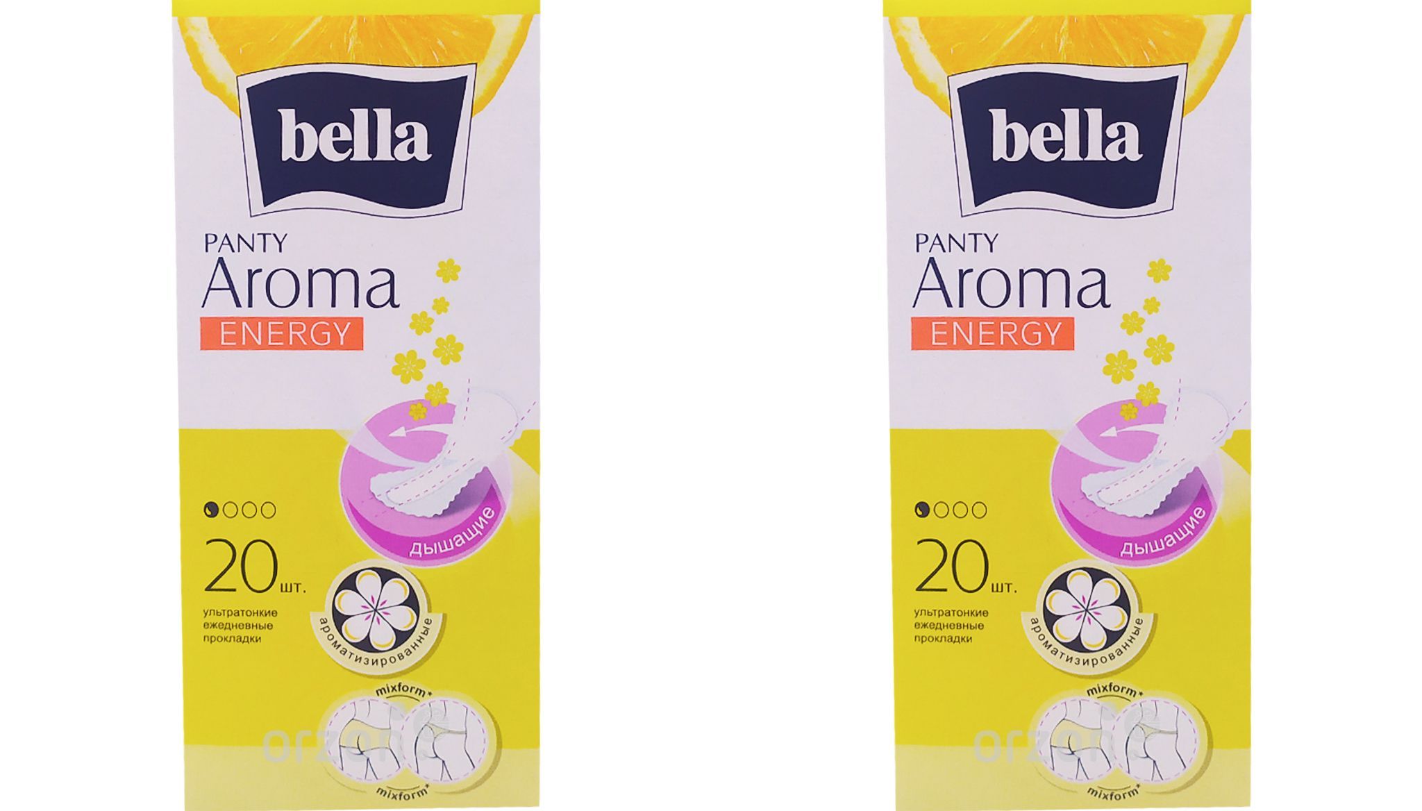 Прокладки Bella Panty Aroma Energy ежедневные 60шт 2 уп прокладки ежедневные bella panty sensitive 60шт х 2уп