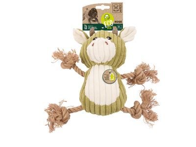 

Игрушка M-PETS Коровка Рози с канатом 28 см