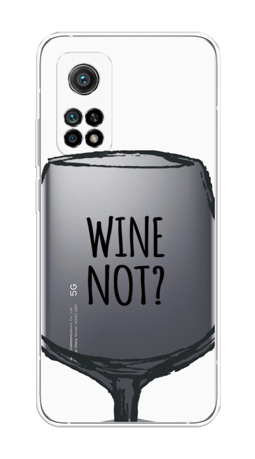 

Чехол на Xiaomi Mi 10T"Wine not white", Белый, 37750-6