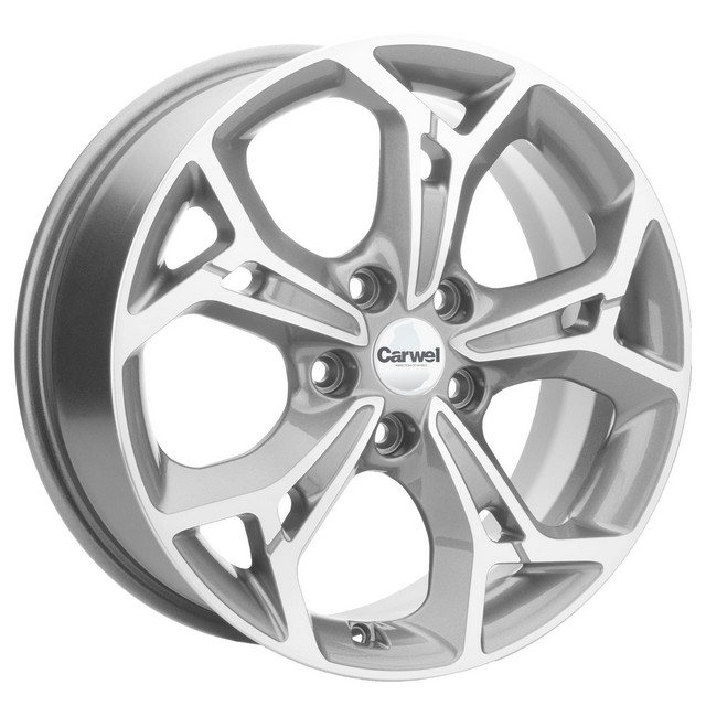 

Колесный диск Carwel Синтур 1702 7.0x17/5x114.3 D66.5 ET37, Серебристый