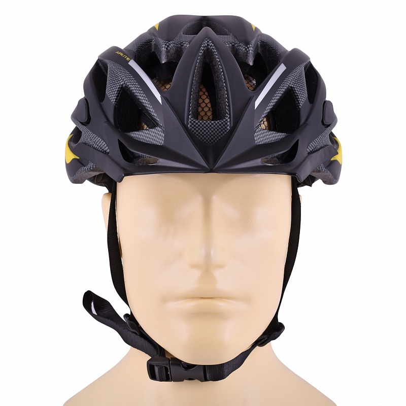 фото Велошлем voox road helmet mat black / yellow (l/xl) joint