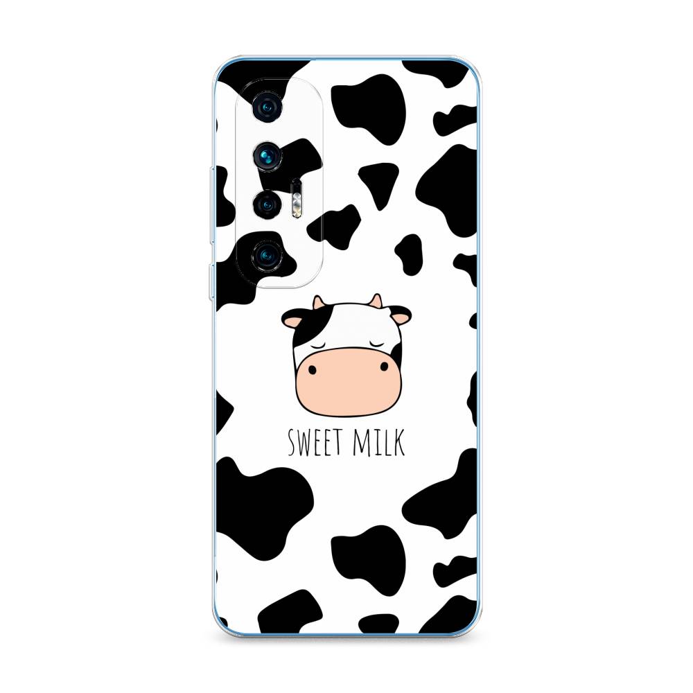 

Чехол на Xiaomi Mi 10S "Sweet milk", Розовый;белый;черный, 310550-1
