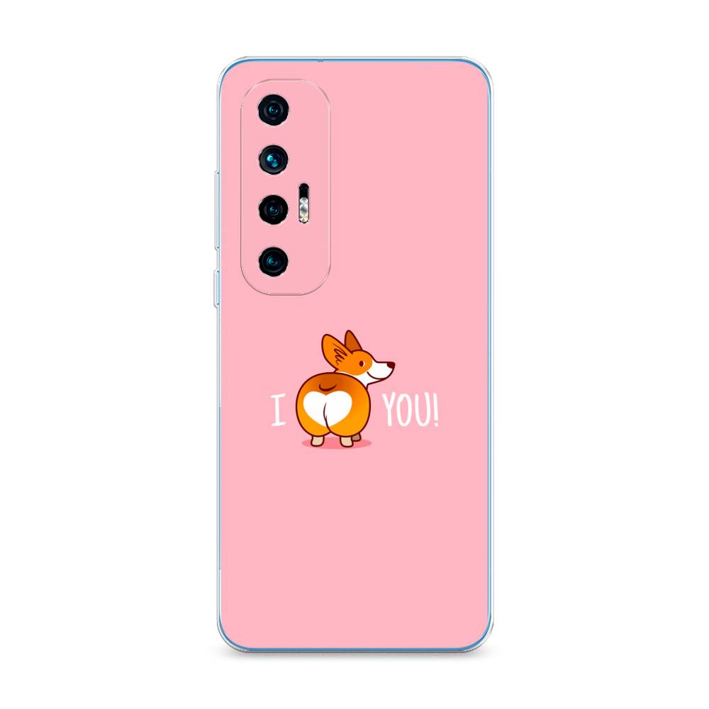 

Чехол на Xiaomi Mi 10S "Корги I love you", Розовый;коричневый;белый, 310550-1