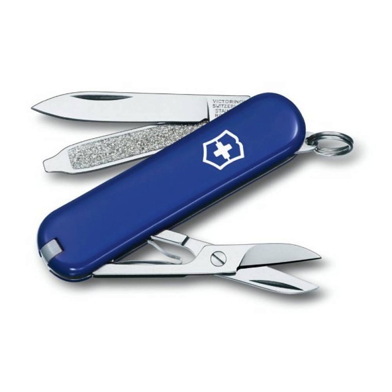 

Нож перочинный Victorinox Classic (0.6223.2-033) 58мм 7функций синий подар.коробка, Classic