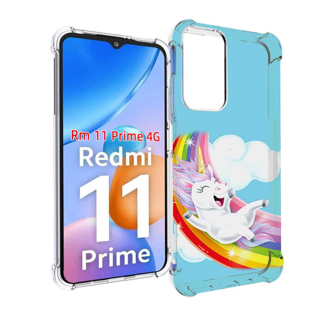 

Чехол MyPads единорог-на-радуге для Xiaomi Redmi 11 Prime 4G, Прозрачный, Tocco
