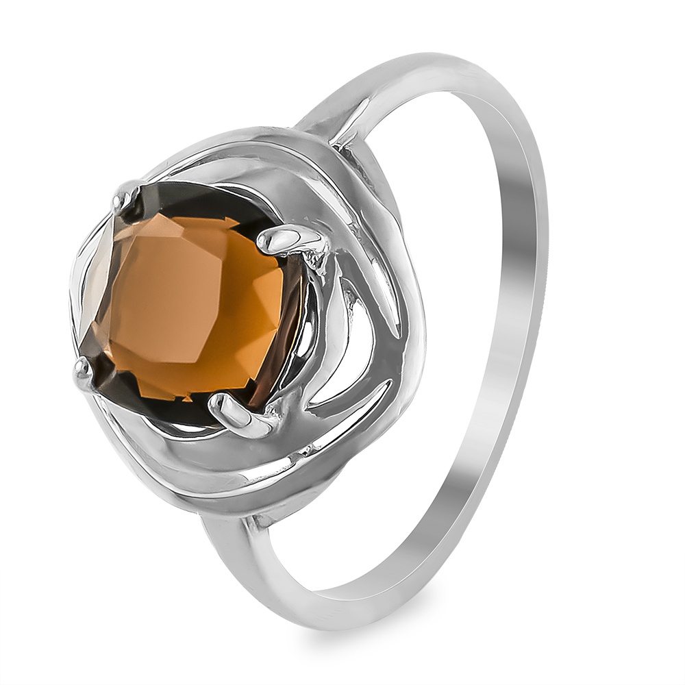 

Кольцо женское из серебра с ювелирным кристаллом 585Gold 701009795, р, 701009795