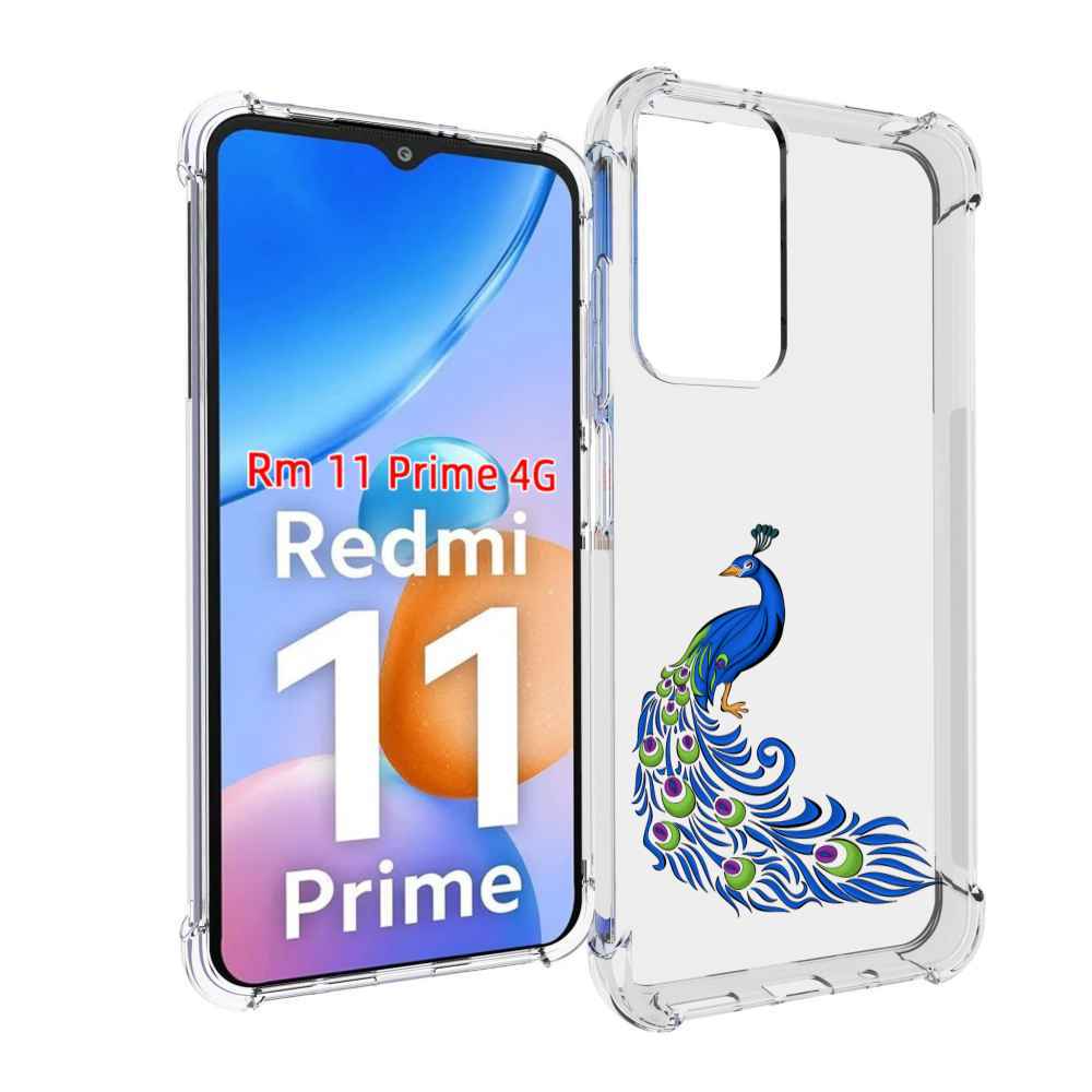 

Чехол MyPads жарптица-голубая для Xiaomi Redmi 11 Prime 4G, Прозрачный, Tocco