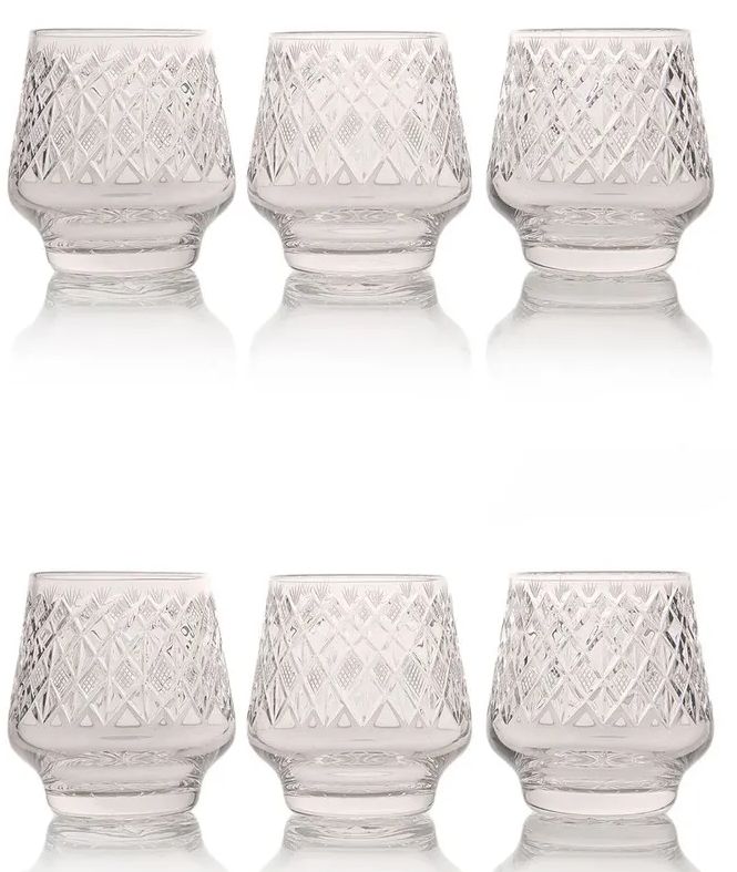 Набор 6 хрустальных стаканов НЕМАН 280 мл