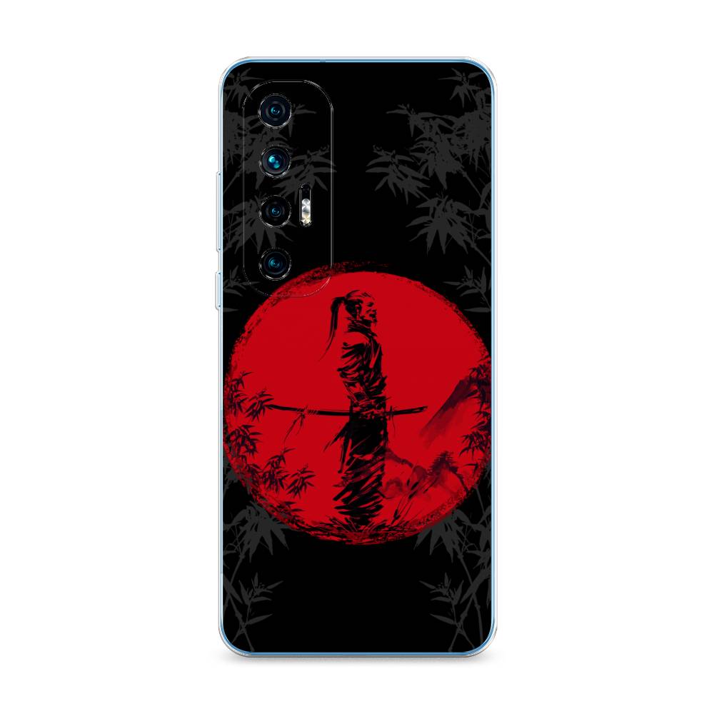 

Чехол на Xiaomi Mi 10S "Самурай на красном фоне", Черный;красный;серый, 310550-4