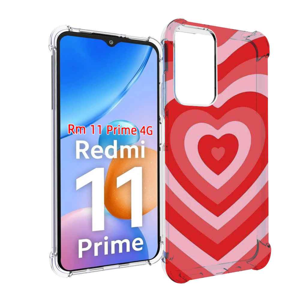 

Чехол MyPads завораживающее сердце женский для Xiaomi Redmi 11 Prime 4G, Прозрачный, Tocco