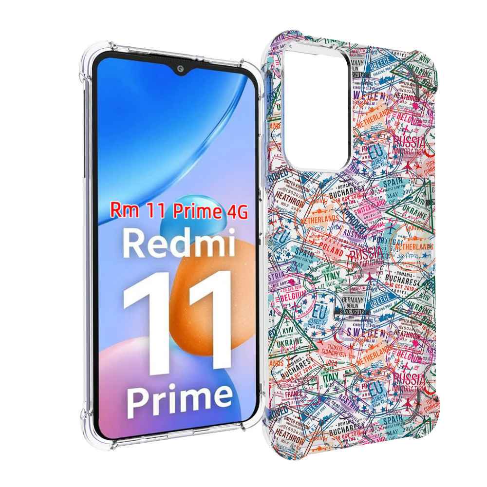 

Чехол MyPads загранчехол для Xiaomi Redmi 11 Prime 4G, Прозрачный, Tocco