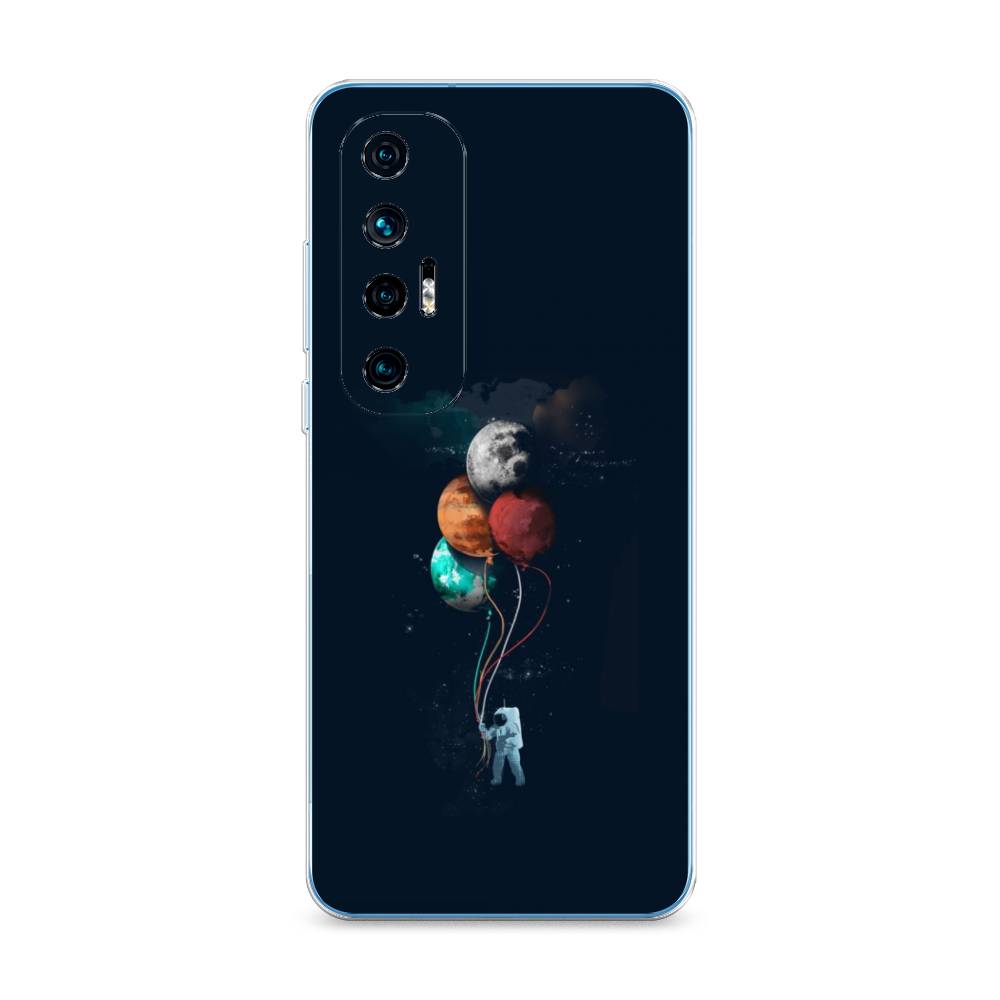 

Чехол на Xiaomi Mi 10S "Космонавт с шариками", Разноцветный, 310550-4