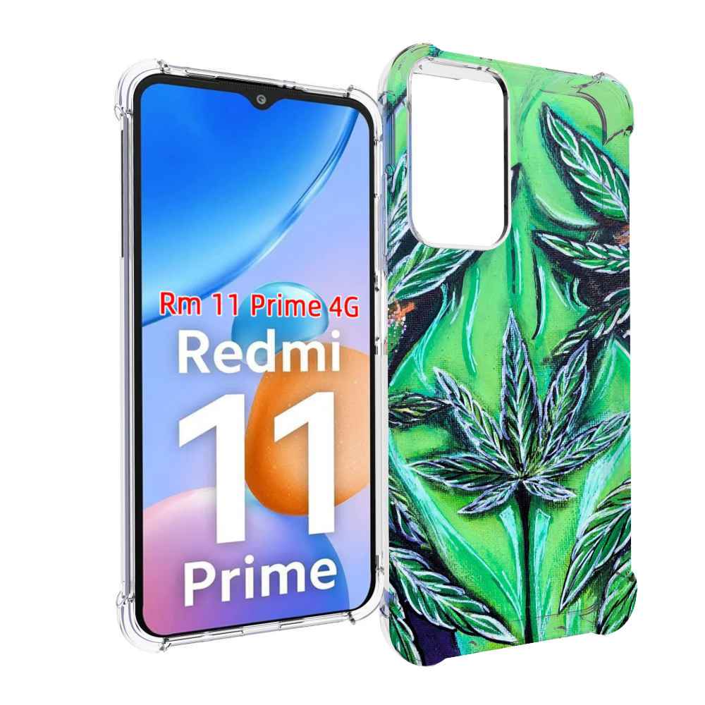 

Чехол MyPads зеленая девушка для Xiaomi Redmi 11 Prime 4G, Прозрачный, Tocco