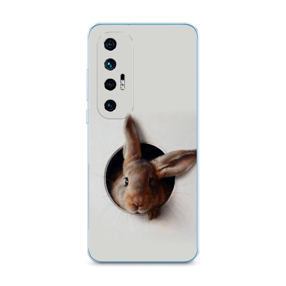 

Чехол на Xiaomi Mi 10S "Любопытный кролик", Серый;коричневый, 310550-1