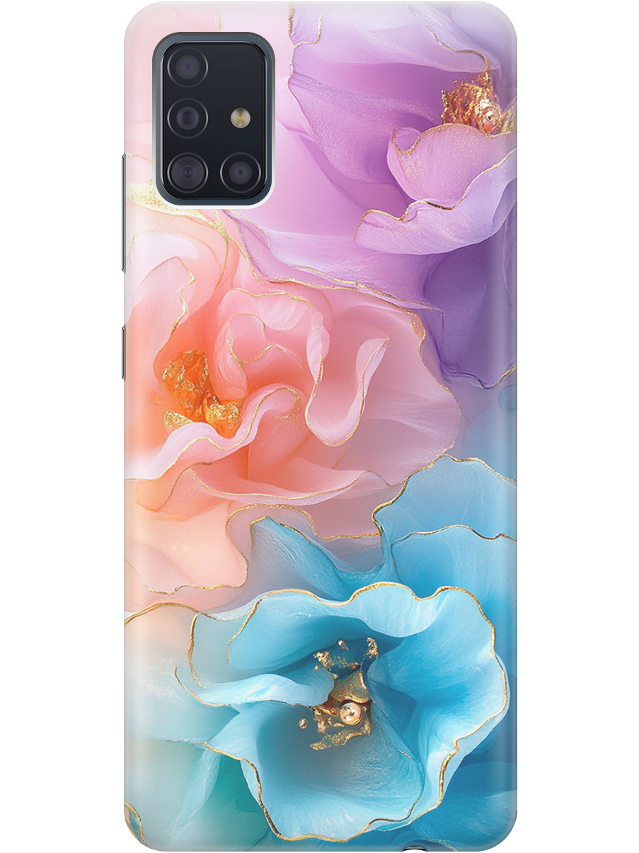 

Силиконовый чехол на Samsung Galaxy A51 с принтом "Изумительные цветы", Прозрачный;фиолетовый;голубой;оранжевый;розовый, 722409123
