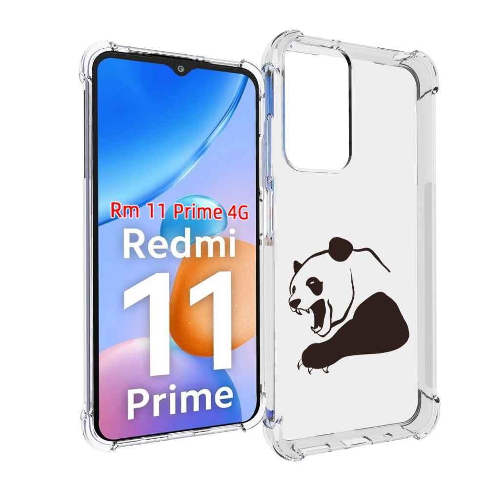 

Чехол MyPads злая-панда для Xiaomi Redmi 11 Prime 4G, Прозрачный, Tocco