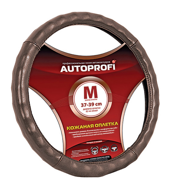 

Оплетка на руль Autoprofi AP-765 BR (M), Коричневый, оплетка на руль AP-765 BR (M)