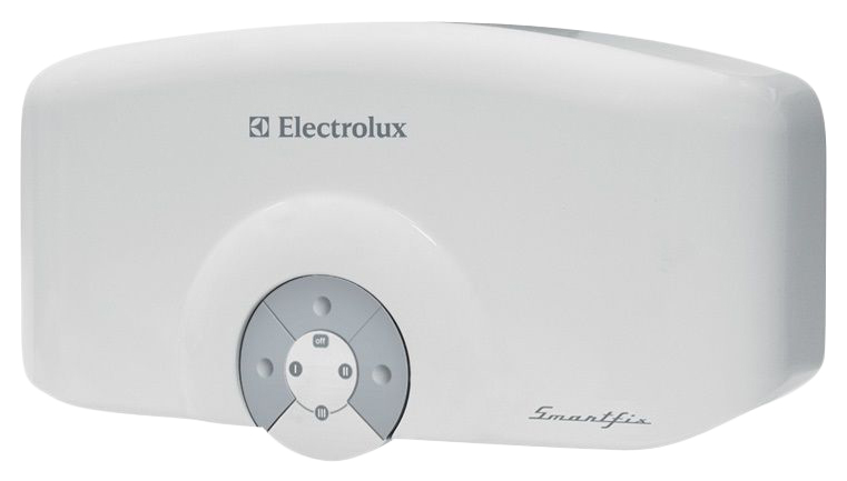 фото Водонагреватель проточный electrolux 5.5 s smartfix 2.0 white