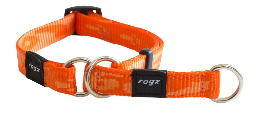 Ошейник-удавка Rogz Alpinist HBC23D M, 16 мм, оранжевый