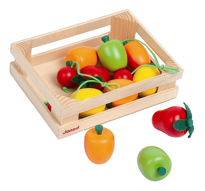 фото Игровой набор janod фруктов в ящике