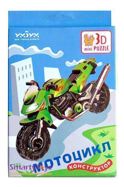 

3D-пазл УмБум мотоцикл 41 деталь, мотоцикл